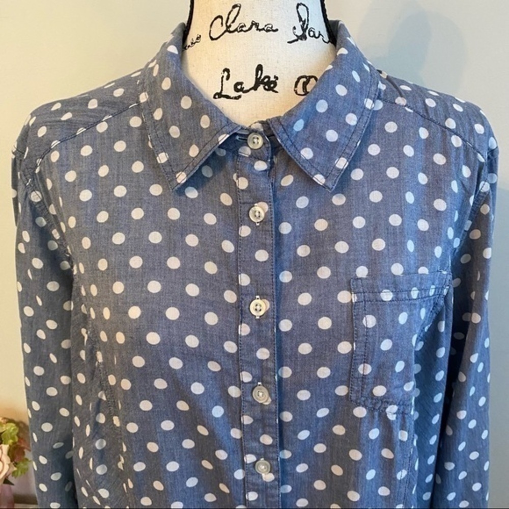 Torrid Polka Dots Button Down Shirts - image 5